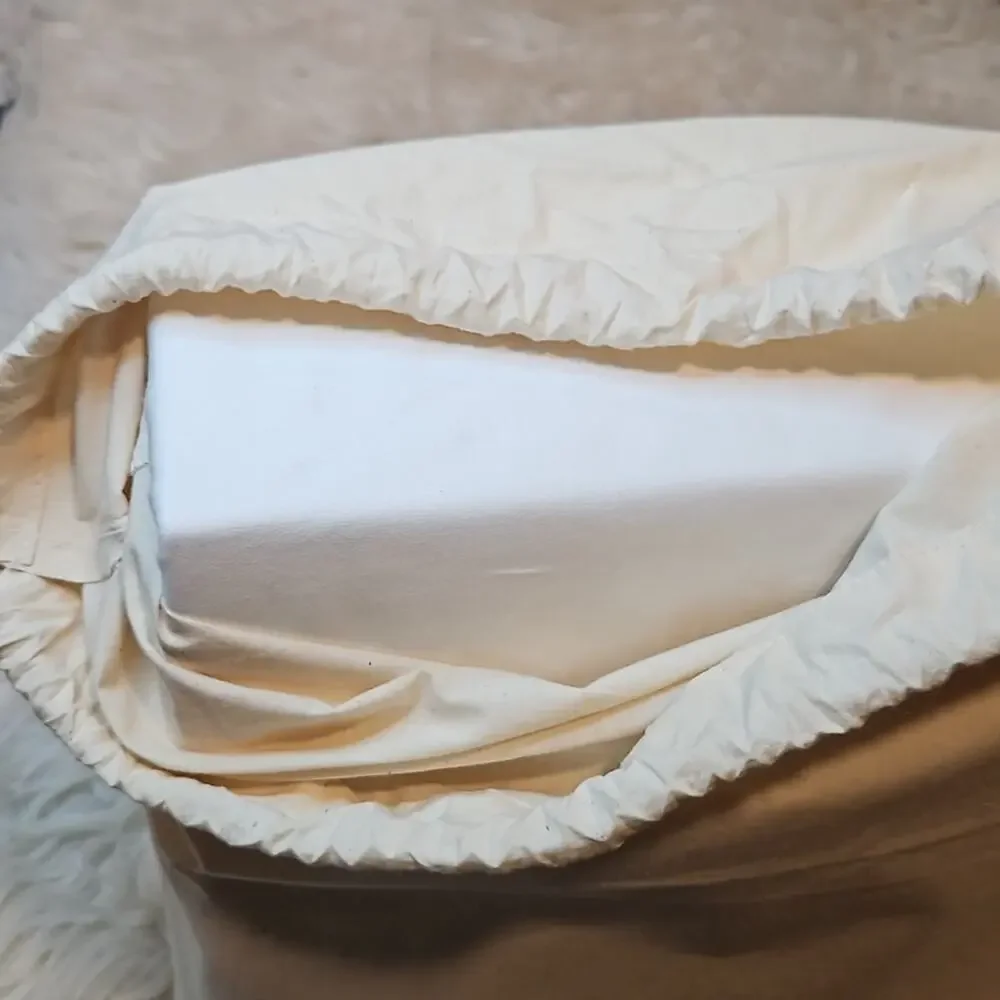 New! LinenScape White Ivory 100% Cotton Twin Sheet Set
